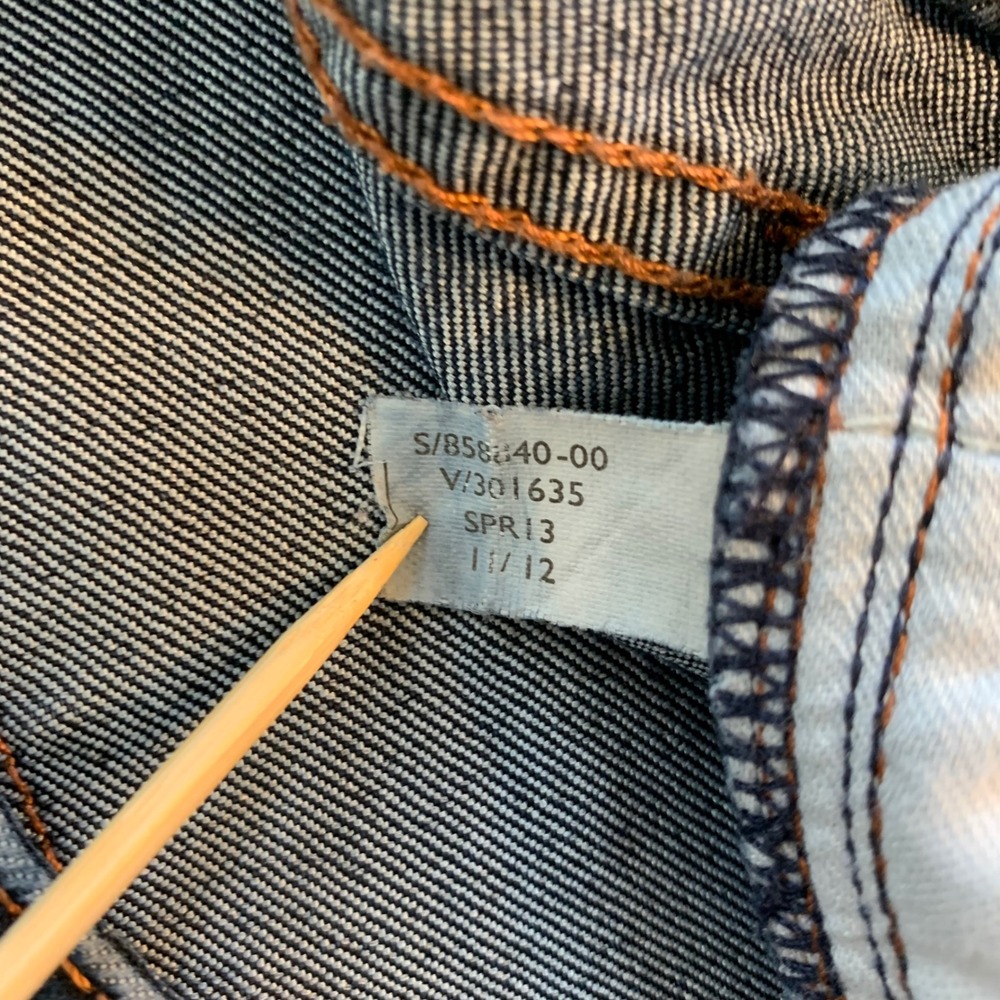 Banana‎ Republic Women's Dark Wash Denim Jeans Size 30 Bootcut Classic READ FLAW - Picture 4 of 15